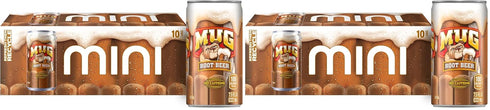 Mug Root Beer Soda | 7.5 Ounce Mini Cans | 20 Count