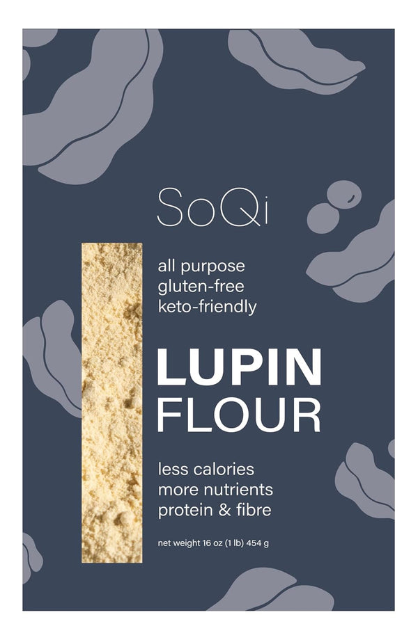Generic Premium Lupin Flour 1lb | High Plant Protein, Low Carb, Keto, High