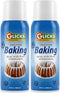 Glicks Baking Spray with Flour, 14 oz (2 Pack) | Non-Stick Cooking Oil