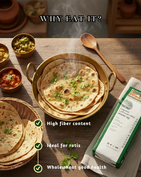 900g IKAI Organic Lokwan Atta