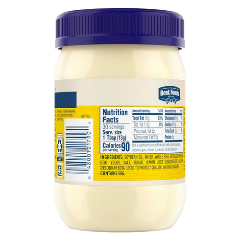 Best Foods 15 oz, 4 Pack Real, Mayonnaise