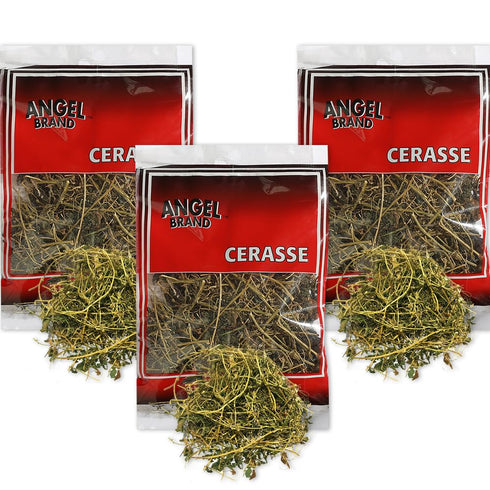 Angel Brand Dried Cerasse Leaves 0.25 0z Pouch Pack of 3 -