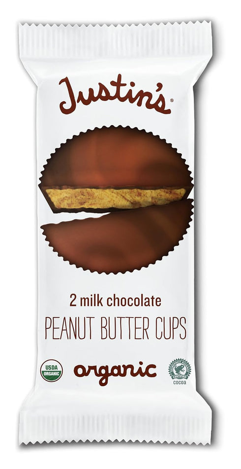 Nut Butter, Milk Organic Chocolate Peanut Butter Cups, 10 Count (Pack of