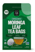 FGO Organic Moringa Tea, 100 Count, Eco-Conscious Resealable Bag, Caffeine Free (Pack of 1)
