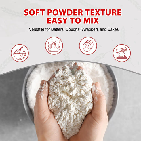 48 1 Pound(Pack 3), Soeos Thai Rice Flour Ounce (Basic), of Rice Flour for Baking or Cooking, All Natural White Rice