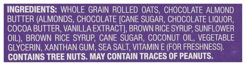 Bobos Oat Bars 2.5 (Pack 12) Bobo's Stuffed Chocolate Almond Butter Oat Bars, Gluten Free, Ounces