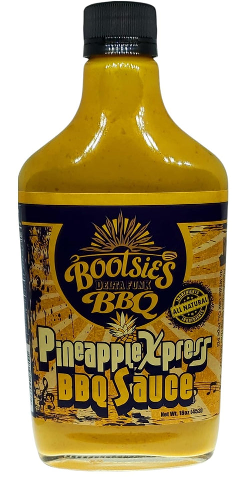 Pineapple Xpress BBQ Sauce, Mustard BBQ Sauce with Pineapple Puree, Gluten-Free Pork