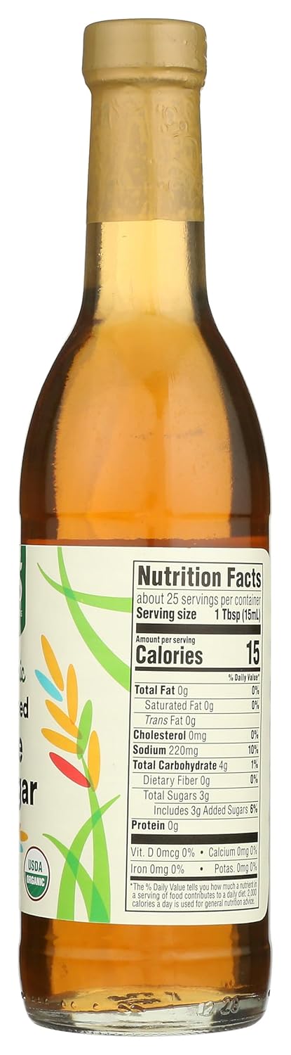 365 12.7 oz, 12.7 oz by Whole Foods Market, Organic Rice Vinegar, Seasoned, fl