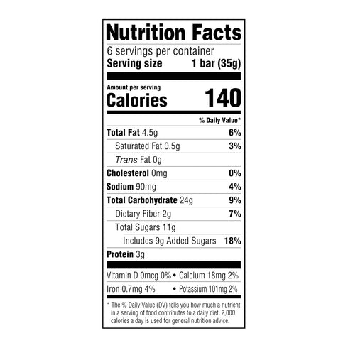 7.4 Oz, 6 Amazon Grocery, Fruit & Nut Chewy Granola Bars, Ct