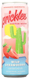 Pricklee Wild Strawberry Cactus Water - Packed With Antioxidants, Electrolytes, Vitamin C