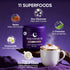 WSJAWH 25 Magnesium Hot Cocoa Jar Melatonin-Free Natural Sleep, Hot Chocolate Powder for Adults with Reishi Mushroom