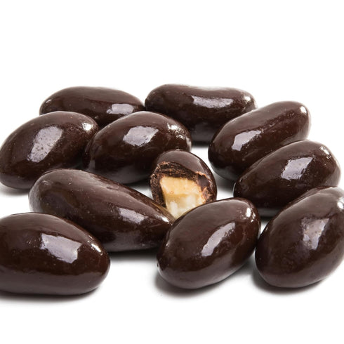 2.2 lb (35.2 oz), Yupik Sugar Free Dark Chocolate Almonds, Kosher, Dark Chocolate Covered Roasted Almonds, Nuts Dipped