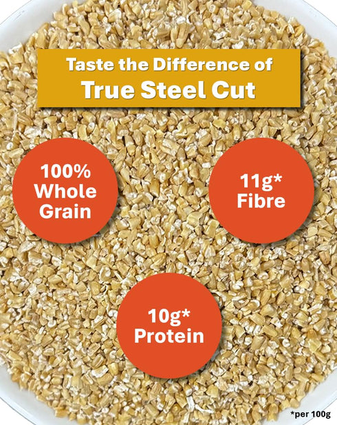 2kg True Elements Steel Cut Oats - Oats, Breakfast Cereal, Diet Food, Oats