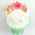 Set, 9 Count Global Sugar Art Roses & Blossoms Sugar Cake Flowers Pink, with leaves by Chef Alan Tetreault