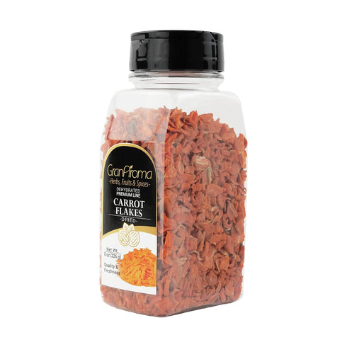 (8 GranAroma Carrot Flakes, Sweet & Earthy, Perfect for Soups & Stews Ounce)