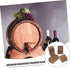 4pcs Mobestech Red Wine Brewing Wood Chips Cubes for Home Winemaking Flavor and Random Shape for Wine and Whiskey Aging