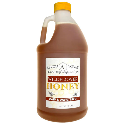 Bulk Honey - 6 LBS - Half Gallon of Raw Honey -