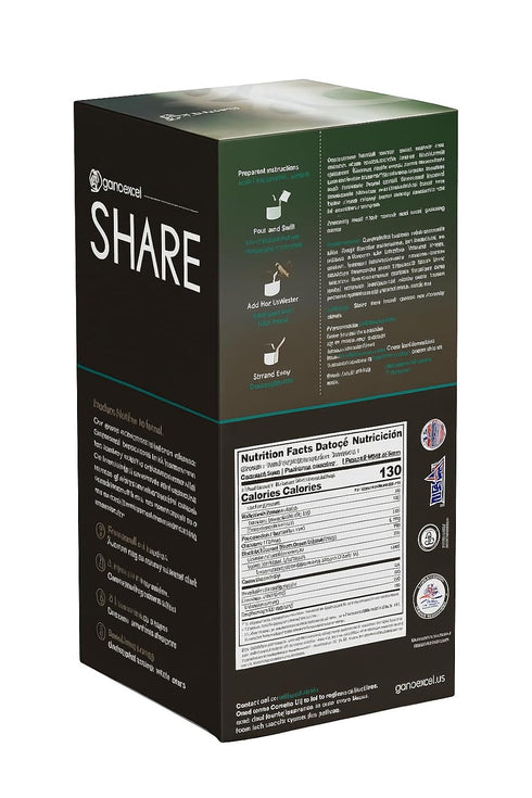 Generic 15 30g Excel Creal Spirulina Oatmeal Sachets Instant Oat & Blend with Ganoderma Single-Serve Cups FiberRich