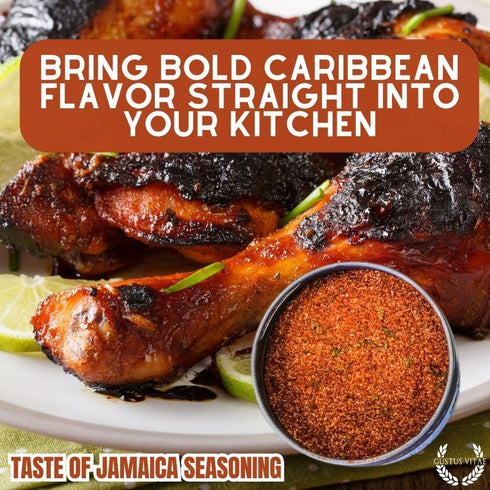 GLP-1 1.5 #6 Taste of Jamaica | Authentic Gourmet Jerk Seasoning | Artisanal Spice Blend | Non GMO, All Natural |