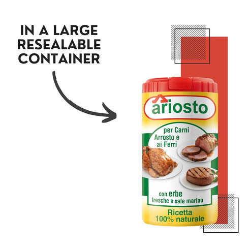 Ariosto 2.8 1 Pack Meat Seasoning, Roasted and Grilled, Ounce, by