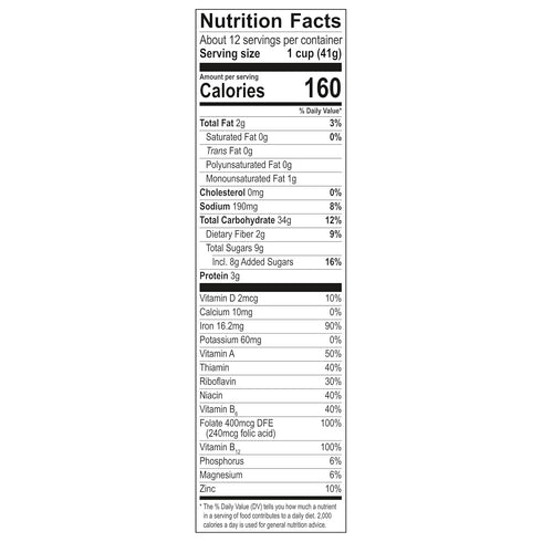 18 (Pack 1) Honey Bunches of Oats Crunchy Honey Roasted Cereal Ounce of Box
