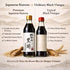 MAJI RICE Kurozu, 30.43 oz Japanese Black Vinegar UCHIBORI Rinkosan Authentic Double Brown Rice Naturally Fermented