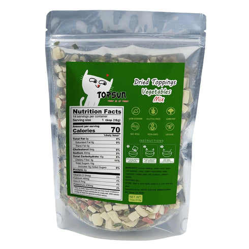 Dried Veggie Tofu Mix for Ramen Toppings Miso Soup - High Protein