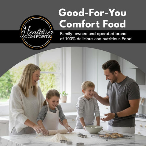 (8 oz) Healthier Comforts Animal-Free Egg White Powder | Vegan Egg White Protein - Unflavored | Cholesterol-Free