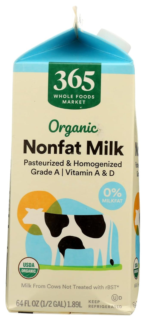 365 by Whole Foods Market 64 oz , Organic Fat Free Milk