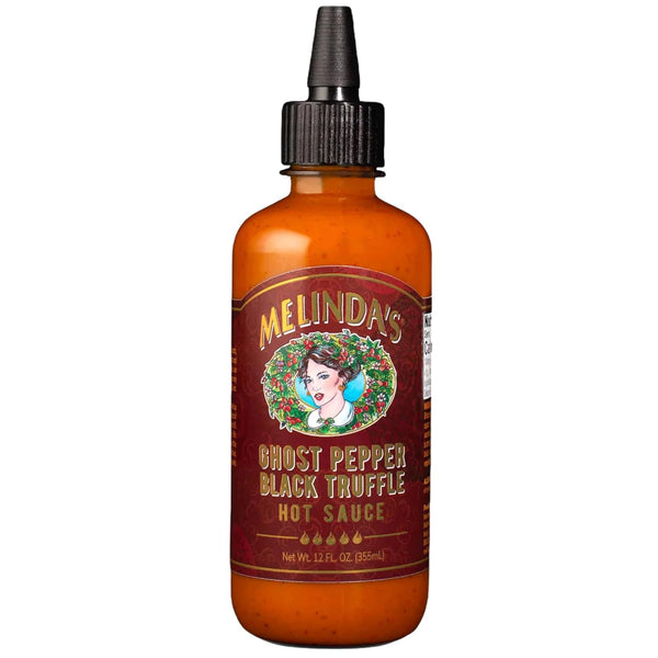 Melinda's Ghost Pepper Black Truffle Hot Sauce - Gourmet Ghost Pepper Hot