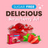 Simply Delish Plant Based Natural Strawberry Jel Dessert, 6 Pack, Zero Sugar, Gluten Free, Vegan