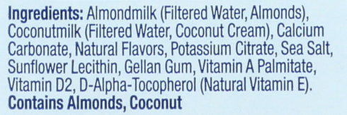 32 Oz Blue Diamond Dairy, Almond Coconut Milk Unsweetened, Fl