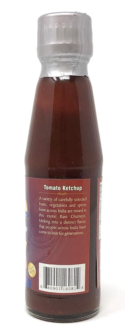 7oz (200g) Rani Tomato Ketchup Sauce Glass Jar, Vegan ~ Gluten Free | NON-GMO | No Colors | Indian Origin (Tomato