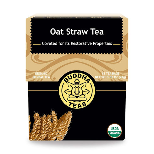 Buddha Teas - Organic Oat Straw Tea - Herbal Tea - For