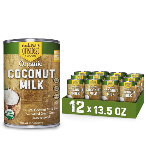 Nature's Greatest Foods Organic Coconut Milk - 13.5 oz, No Guar Gum,