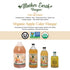 (1/14oz Mother Earth, Organic Apple Cider Vinegar with The Mother, Fresh Pressed Organic Apples, OACV, ACV, Raw