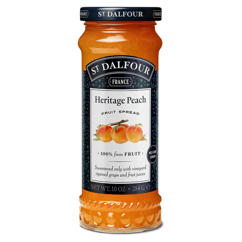 St. Dalfour Heritage Peach Fruit Spread - 10oz - 100% from Fruit,