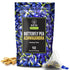 BLUE TEA - Butterfly Pea Flower Ashwagandha Herbal Tea - 10 Pyramid Tea Bags, Caffeine Free