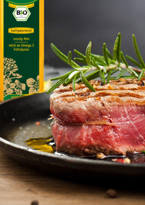 Kleeschulte 2x MORITZ Canola Oil - ORGANIC - cold pressed, NON GMO - all natural extra virgin