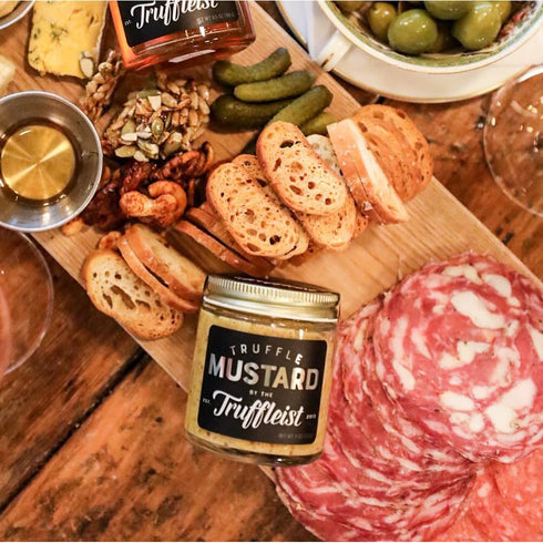 4 oz The Truffleist Truffle Mustard Infused with Real Black Truffles Italian Truffle Mustard Spread for Burgers