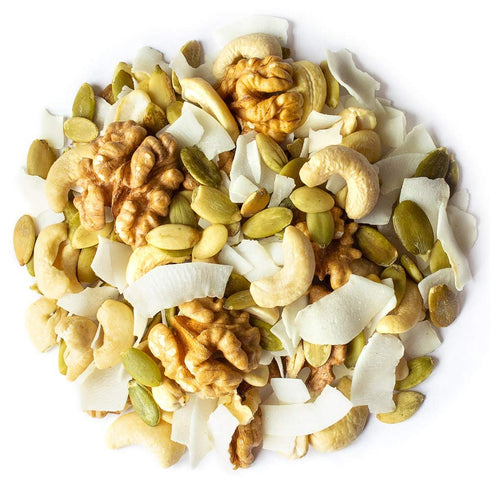 1 Food to Live - Organic Coconut and Friends Trail Mix, Pound - Raw and Non-GMO Snack Mix Contains Coconut Chips