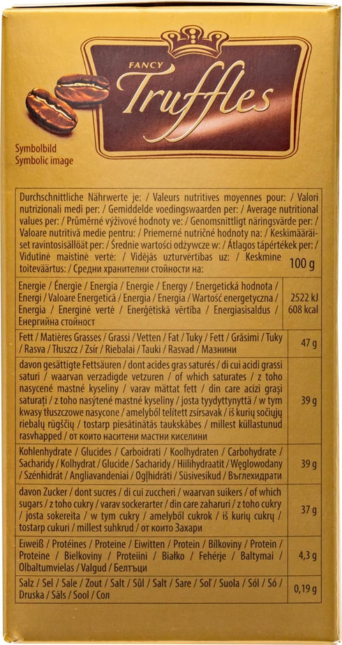 Generic 7.05oz/200g, Maitre Truffout, Coffee Flavored Fancy Cocoa Dusted Truffles, Belgian Chocolate