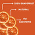 100% Slices,3.5 oz(100g) Cokcerez - Natural Dehydrated Grapefruit Slices, Dried Grapefruit