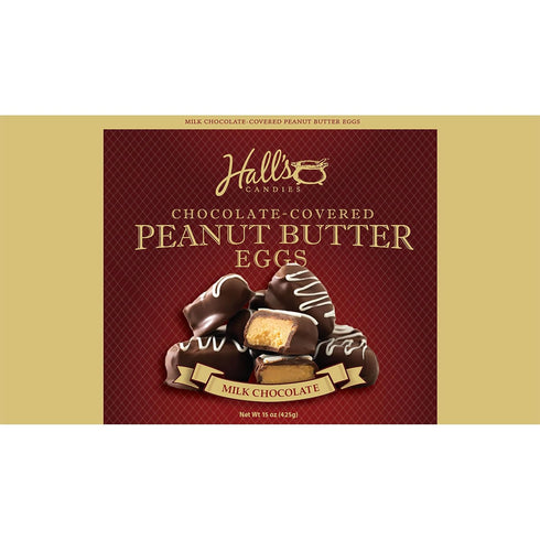 15 Chocolate Covered Peanut Butter Eggs, ounces