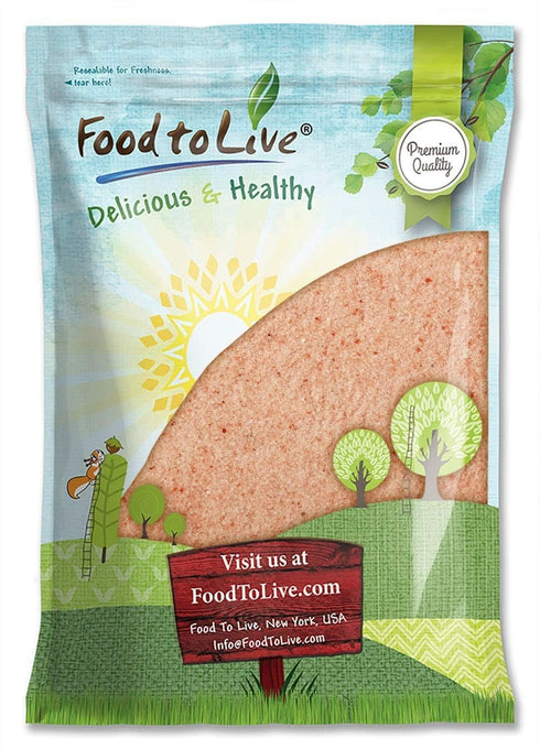 Food to Live Himalayan Pink Salt, 10 Pounds Extra Fine Grind, Pure,