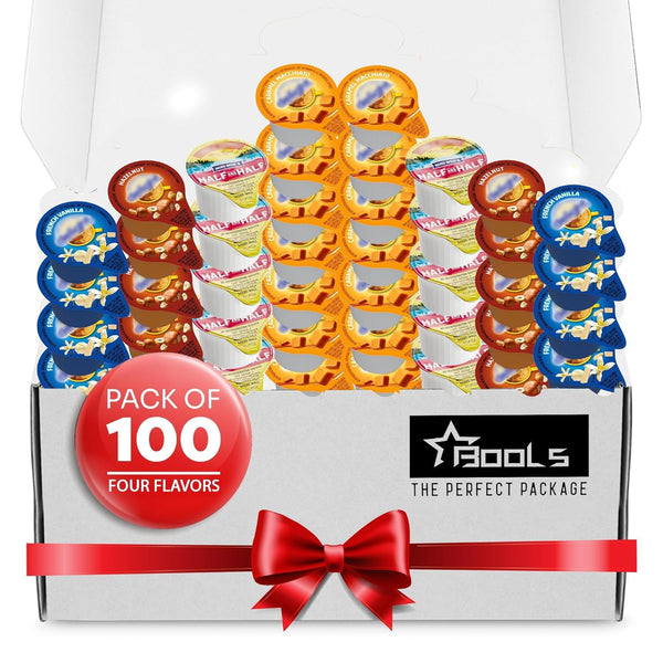 Generic Coffee Creamer Singles Variety Pack Packaged by Bools Mini Coffee Creamer &