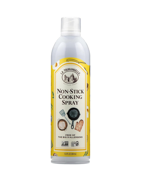 La Tourangelle Non Stick Cooking Spray - 13 Fl Oz Expeller Pressed Oil for Medium to High Heat Cooking