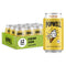 Popwell Cream Soda Caffeinated Better-For-You Prebiotic Soda, with 6g Fiber, 1g Sugar,
