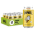 Popwell Cream Soda Caffeinated Better-For-You Prebiotic Soda, with 6g Fiber, 1g Sugar,