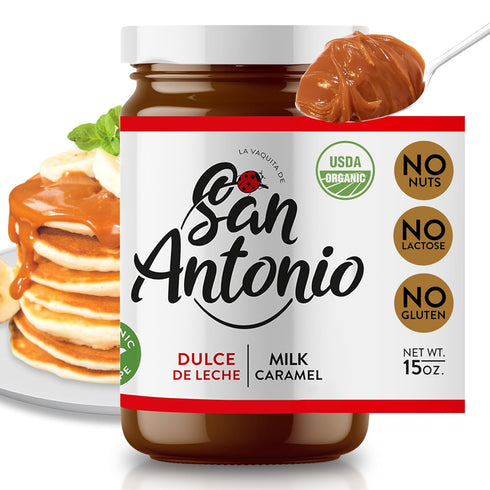 San Antonio Organic Dulce de Leche Classic Milk Caramel Spread - Gluten